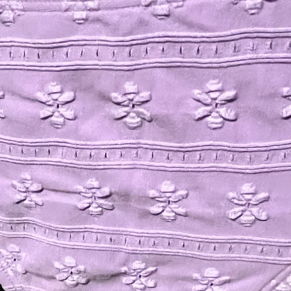 CUPSHE X VANESSA DAISY EYELET LAVENDER TOP & HIPSTER BOTTOM - XL/L - Picture 4 of 9